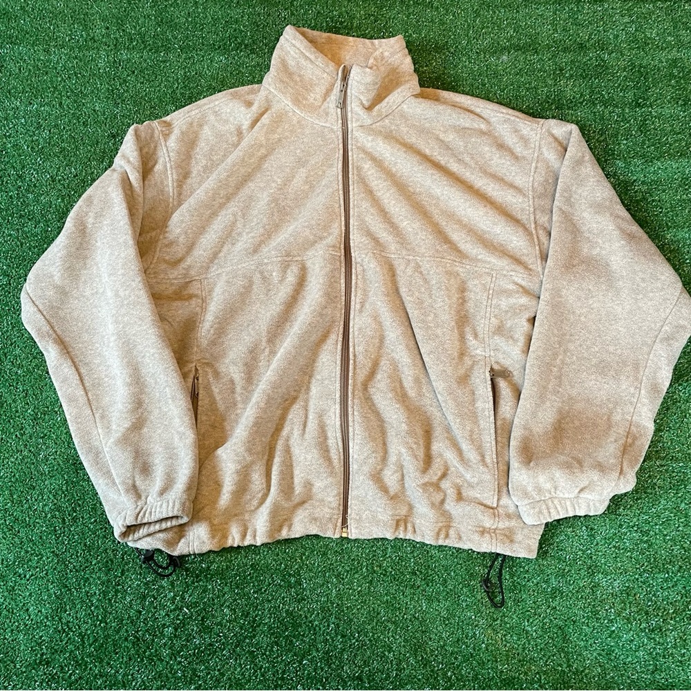 Cream Columbia Zip up fleece